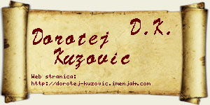 Dorotej Kuzović vizit kartica